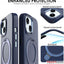 Premium Liquid Silicone Shockproof Anti-Scratch Magnetic Kickstand Case, Soft Microfibre Lining, Compatible with MagSafe Case for iPhone 15 6.1"