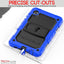 [ArmourSHIELD Case] Full Body Tough Rugged Case with Folding Stand & Screen Protector For Samsung Galaxy Tab A9 8.7" (SM-X110 / SM-X115)