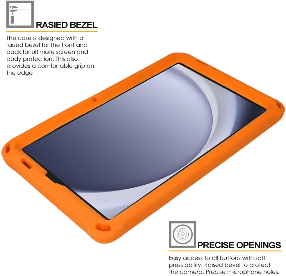 [Bumper Case] Shockproof Soft Easy Grip Case for Samsung Galaxy Tab A9 8.7" (SM-X110 / SM-X115)
