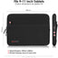 TECHGEAR Tablet Sleeve Case 7–13 Inch - Shockproof Neoprene Pouch with Bubble Protection, Zip Pocket, Slim Protective iPad Samsung Tablet Laptop Sleeve