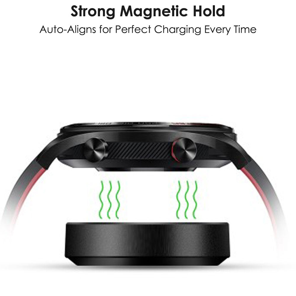 TECHGEAR 2-in-1 Charging Cable Dock for Samsung Galaxy Watch 8 / 8 Classic / 7 / Watch FE / Watch Ultra / 6 / 6 Classic / 5 / 5 Pro / 4 / 4 Classic / 3 / Watch Active / Active 2 – USB-A + USB-C Magnetic Fast Charging (1m/2m, 1 Pack/2 Pack)