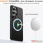 TECHGEAR Carbon Fibre Case for Samsung Galaxy S26 Ultra - Magnetic Slim Shockproof Hard Back Cover, Wireless Charging Compatible