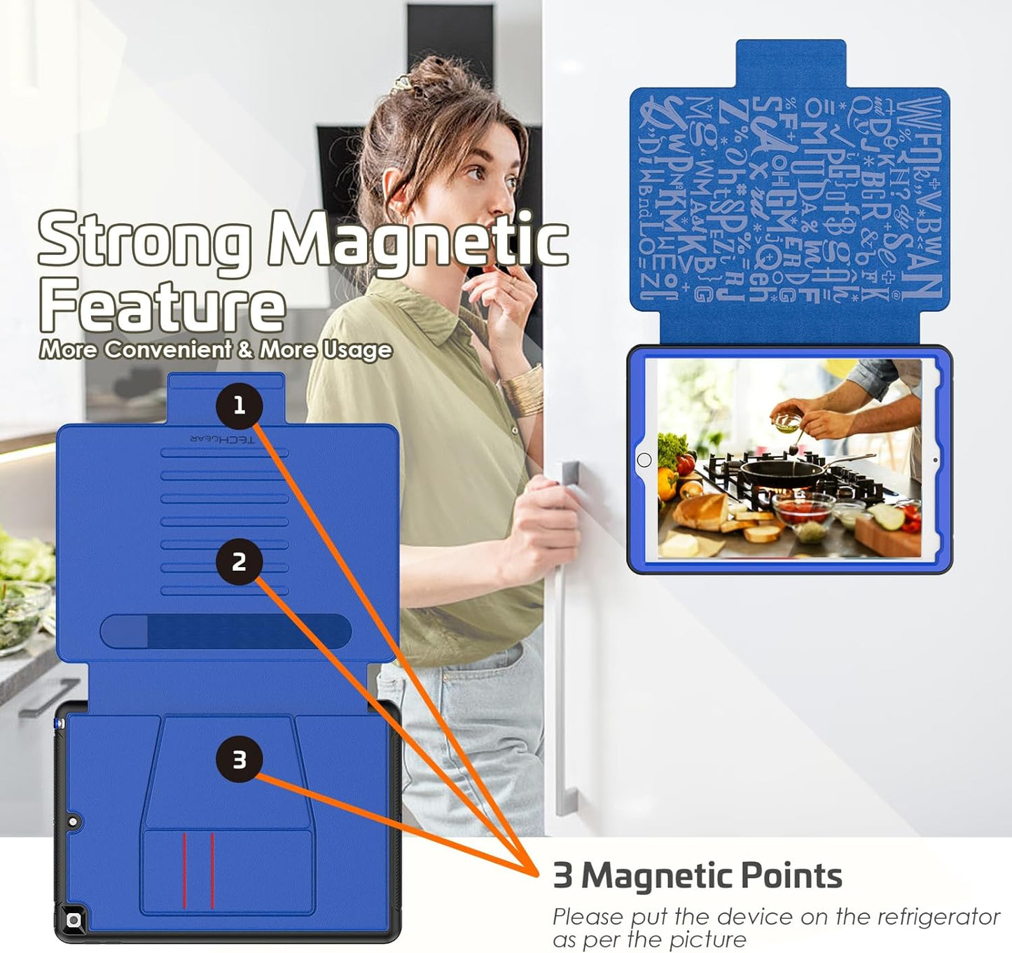[Enduro Case] Tough Strong Magnetic & Flip Case [Auto Sleep/Wake] Cover with Multi-Angle Stand & Card Slot For Apple iPad 10.2" 2021-2019 9th-7th Gen