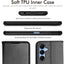 [Leather Wallet Case] Protective Cover with Cash & Card Holder, Stand and Wrist Strap For Samsung Galaxy A15 5g