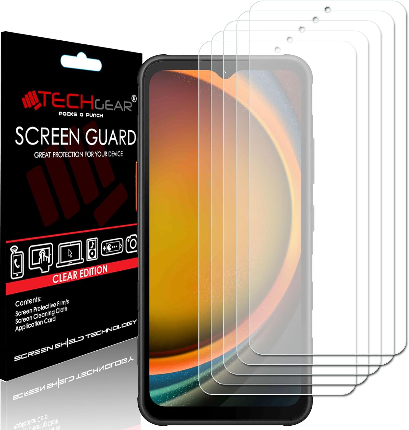 [3 Pack] Samsung XCover 7 5G Clear Film Screen Protector