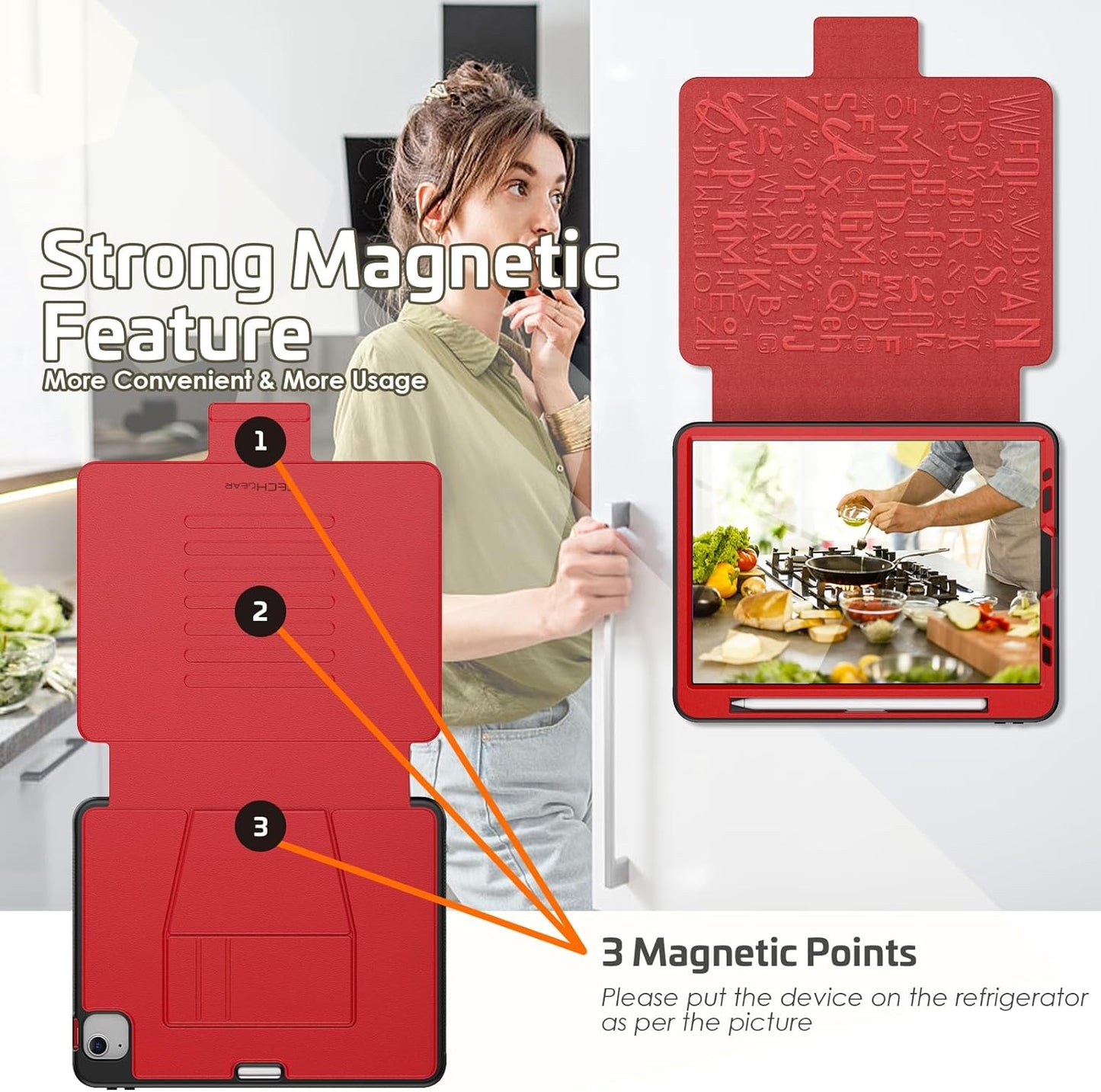 [Enduro Case] Tough Strong Magnetic & Flip Case [Auto Sleep/Wake] Cover with Multi-Angle Stand & Card Slot For Apple iPad Air 10.9", iPad Pro 11"