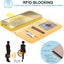 [Wallet Case] Protective Cover with Cash & Card Holder, Stand and Wrist Strap For Samsung Galaxy S24 Plus