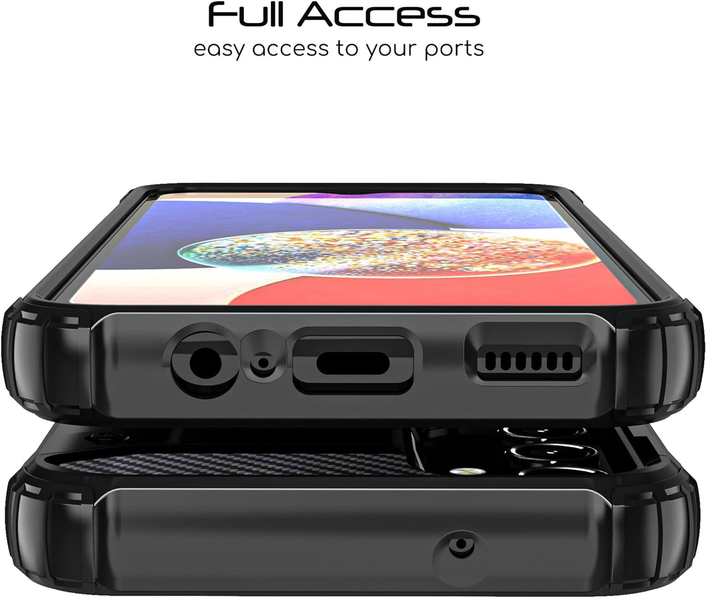 [Tough Armoured] ShockProof, Rugged, Heavy Duty Protective Impact Case Cover for Samsung Galaxy A15 5G