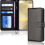 [Wallet Case] Protective Cover with Cash & Card Holder, Stand and Wrist Strap For Samsung Galaxy S24 Plus
