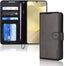 [Wallet Case] Protective Cover with Cash & Card Holder, Stand and Wrist Strap For Samsung Galaxy S24 Plus