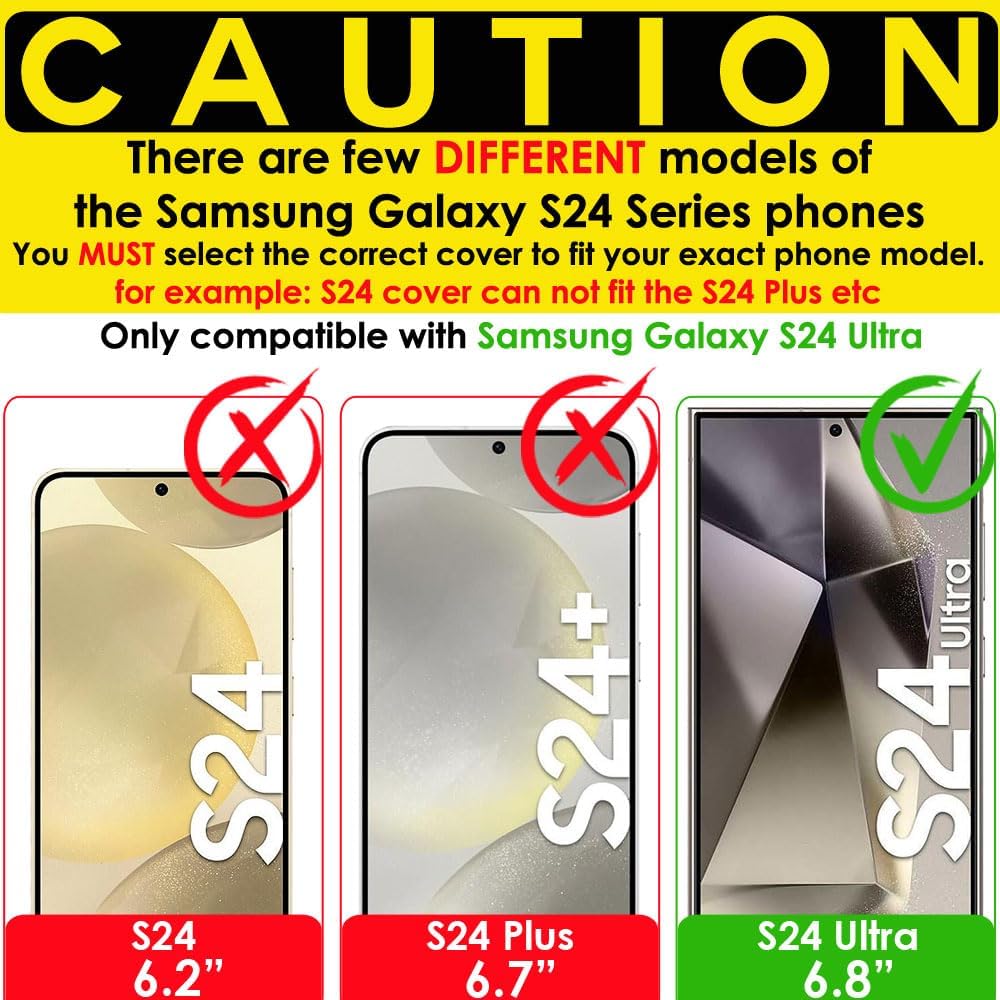 [Screen Angel Edition] Case Friendly Screen Protector [Bubble Free] [FULL Screen Coverage] HD Clear Flexible TPU Film For Samsung Galaxy S24 Ultra
