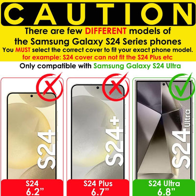 [Screen Angel Edition] Case Friendly Screen Protector [Bubble Free] [FULL Screen Coverage] HD Clear Flexible TPU Film For Samsung Galaxy S24 Ultra