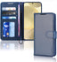 [Leather Wallet Case] Protective Cover with Cash & Card Holder, Stand and Wrist Strap For Samsung Galaxy S24 5G