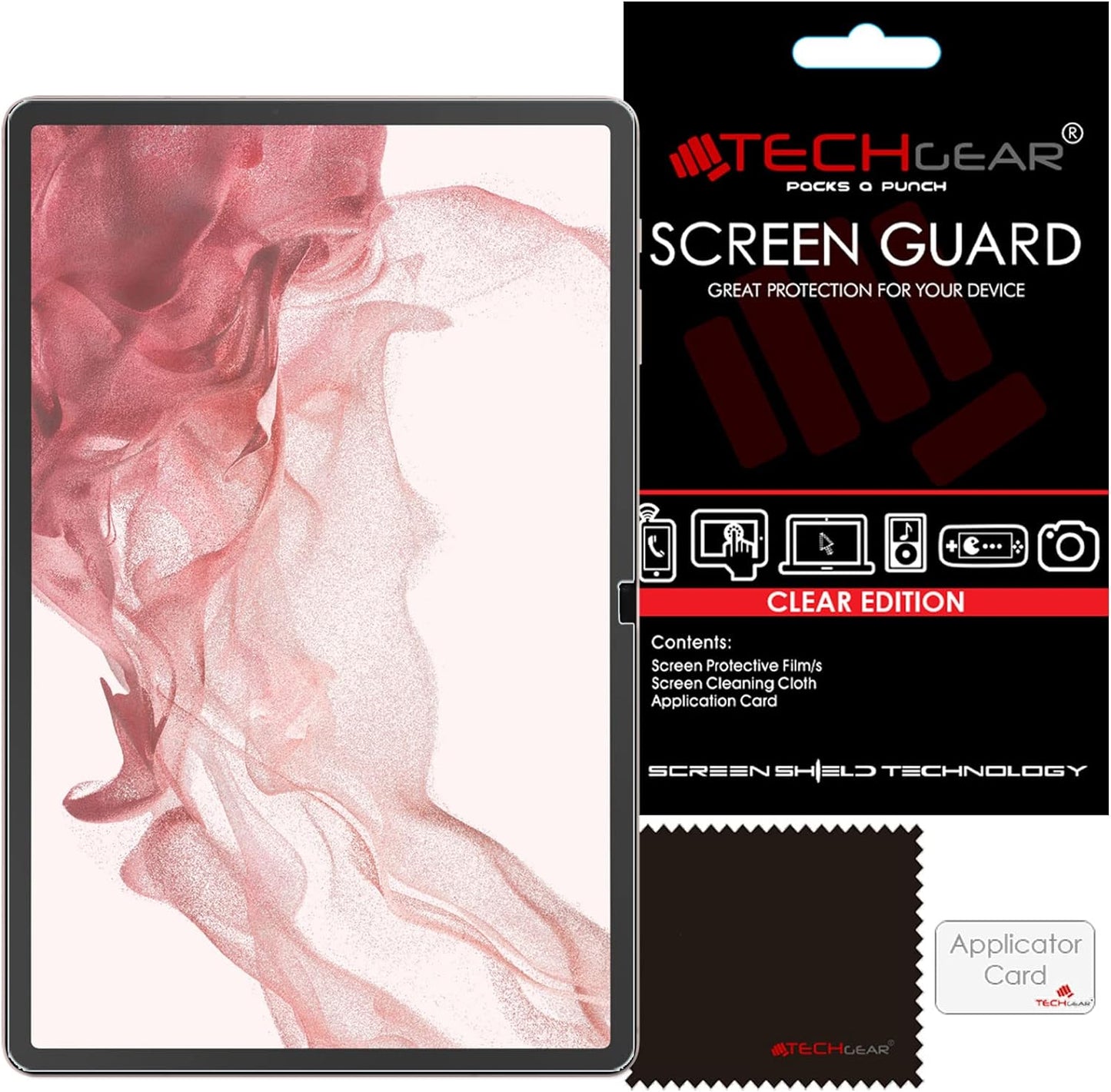 Samsung Galaxy Tab S9 Plus 12.4" (SM-X810, SM-X816 Series) Clear Film Screen Protectors