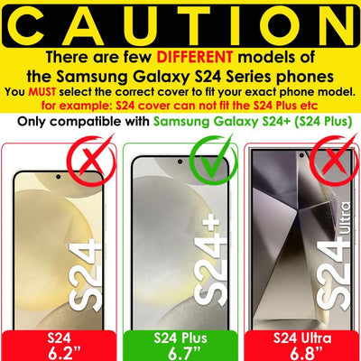 [3 Pack] Samsung Galaxy S24 Plus Clear Film Screen Protector