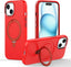 Premium Liquid Silicone Shockproof Anti-Scratch Magnetic Kickstand Case, Soft Microfibre Lining, Compatible with MagSafe Case for iPhone 15 6.1"