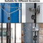 4-Dial Heavy Duty Combination Padlock [2.6" Long Shackle]