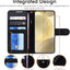 [Wallet Case] Protective Cover with Cash & Card Holder, Stand and Wrist Strap For Samsung Galaxy S24 Plus