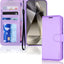 [Wallet Case] Protective Cover with Cash & Card Holder, Stand and Wrist Strap For Samsung Galaxy S24 Ultra