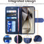 [Wallet Case] Protective Cover with Cash & Card Holder, Stand and Wrist Strap For Samsung Galaxy S24 Ultra