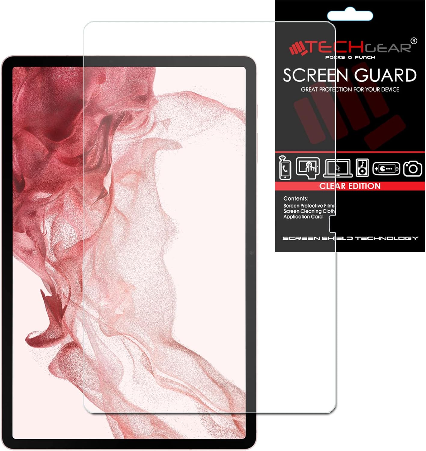 Samsung Galaxy Tab S9 Plus 12.4" (SM-X810, SM-X816 Series) Clear Film Screen Protectors