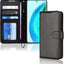 [Wallet Case] Protective Cover with Cash & Card Holder, Stand and Wrist Strap [RFID BLOCKING] For Honor Magic 6 Lite 5G
