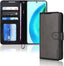 [Wallet Case] Protective Cover with Cash & Card Holder, Stand and Wrist Strap [RFID BLOCKING] For Honor Magic 6 Lite 5G