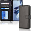 [Leather Wallet Case] Protective Cover with Cash & Card Holder, Stand and Wrist Strap For Oppo Reno 10 5G