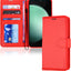 [Leather Wallet Case] Protective Cover with Cash & Card Holder, Stand and Wrist Strap For Samsung Galaxy S23 FE 5G