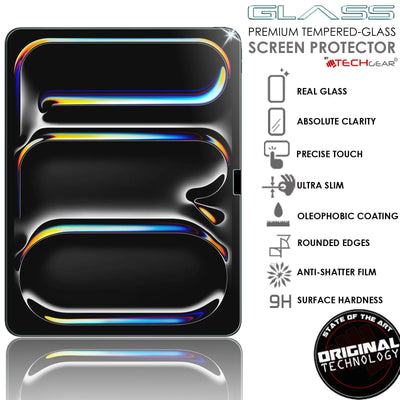 Apple iPad Pro 13" (M4) 2024, 7th Generation  Tempered Glass Screen Protector