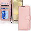 [Wallet Case] Protective Cover with Cash & Card Holder, Stand and Wrist Strap For Samsung Galaxy S24 Plus
