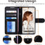 [Wallet Case] Protective Cover with Cash & Card Holder, Stand and Wrist Strap For Google Pixel 8 Pro
