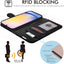 [Leather Wallet Case] Protective Cover with Cash & Card Holder, Stand and Wrist Strap For Samsung Galaxy A25 5G