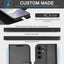 [Leather Wallet Case] Genuine Leather [RFID Blocking] Magnetic Flip Case with Card & Slots and Stand For Samsung Galaxy S24 Plus