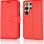 [Wallet Case] Protective Cover with Cash & Card Holder, Stand and Wrist Strap For Samsung Galaxy S24 Ultra