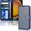 [Leather Wallet Case] Protective Cover with Cash & Card Holder, Stand and Wrist Strap For Samsung XCover 7 5G