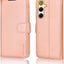 [Wallet Case] Protective Cover with Cash & Card Holder, Stand and Wrist Strap For Samsung Galaxy S24 Plus