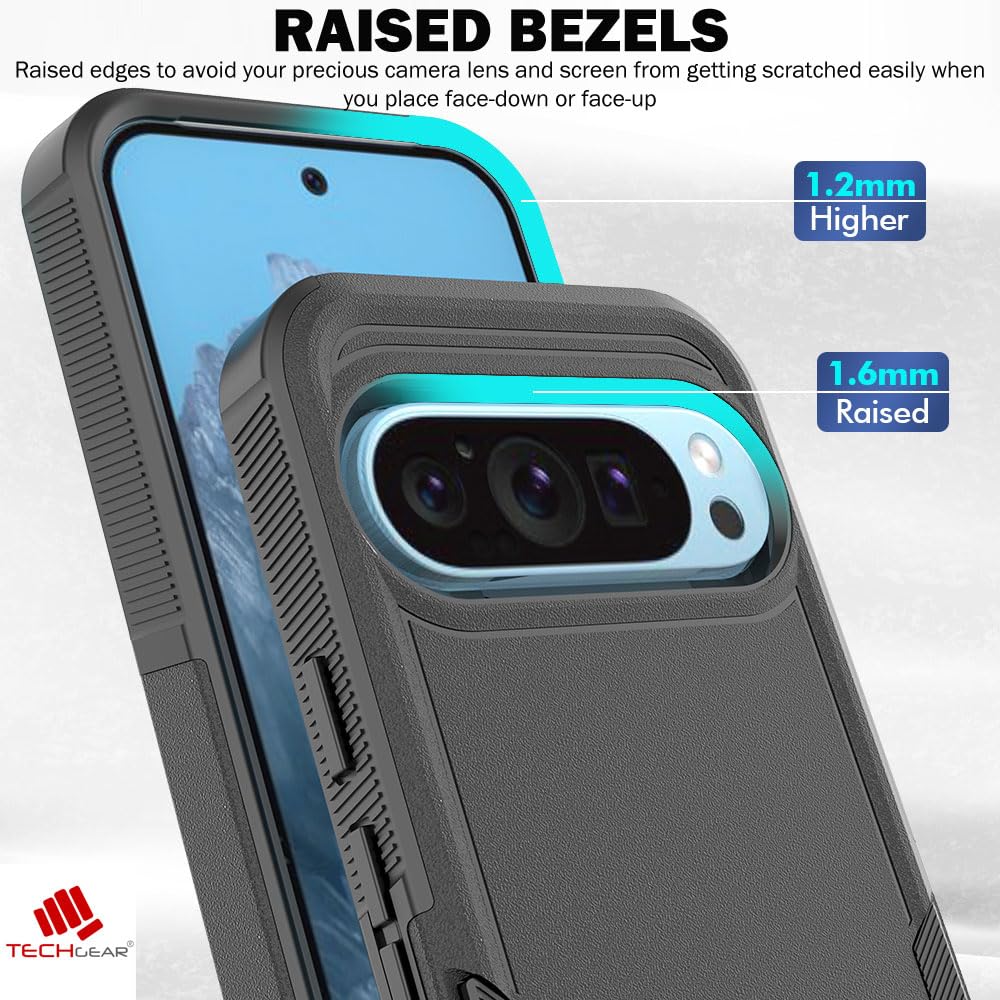 [Fusion Armour] Premium Hybrid Tough Rugged Protective Bumper Case For Google Pixel 9 / Pixel 9 Pro