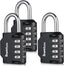4-Dial Heavy Duty Weatherproof Combination Padlock