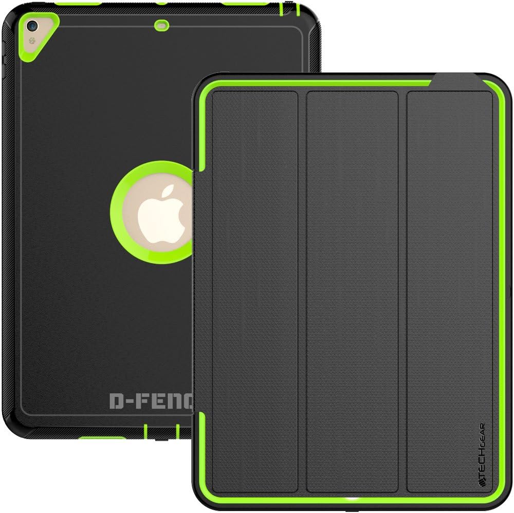 [D-FENCE Case] Tough & Rugged Smart Case For Apple iPad Air 3 2019, iPad Pro 10.5"