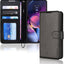 [Leather Wallet Case] Protective Cover with Cash & Card Holder, Stand and Wrist Strap For Motorola Moto G54 5G