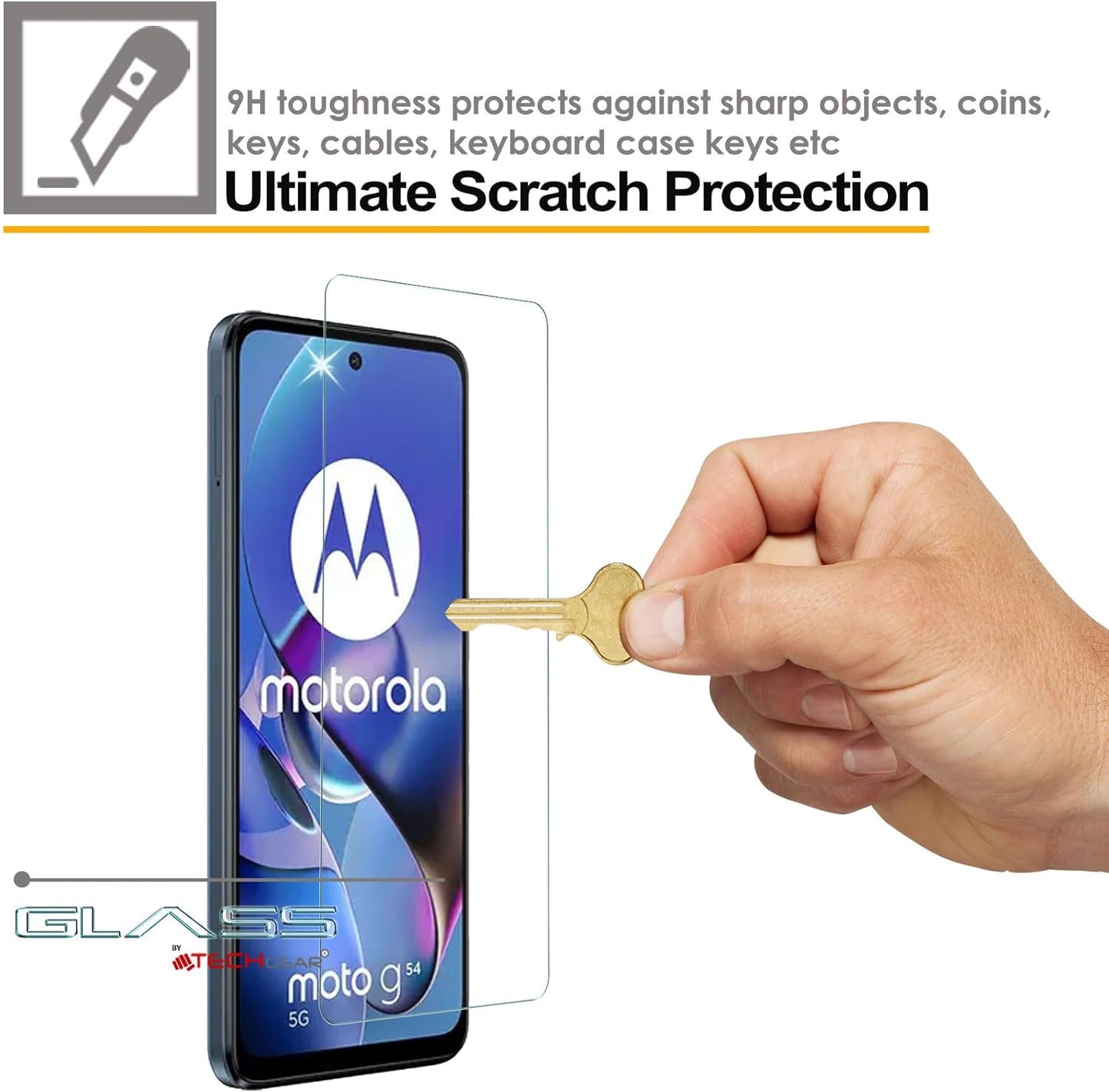 Motorola Moto G54 5G Tempered Glass Screen Protectors