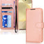 [Wallet Case] Protective Cover with Cash & Card Holder, Stand and Wrist Strap For Samsung Galaxy S24 Plus