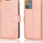 [Leather Wallet Case] Protective Cover with Cash & Card Holder, Stand and Wrist Strap For Motorola Moto G54 5G
