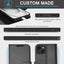 [Leather Wallet Case] Genuine Leather [RFID Blocking] Magnetic Flip Case with Card & Slots and Stand For iPhone 15 6.1"