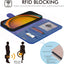 [Leather Wallet Case] Protective Cover with Cash & Card Holder, Stand and Wrist Strap For Samsung XCover 7 5G