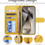 [Wallet Case] Protective Cover with Cash & Card Holder, Stand and Wrist Strap For Samsung Galaxy S24 Ultra