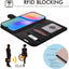 [Leather Wallet Case] Protective Cover with Cash & Card Holder, Stand and Wrist Strap For Samsung Galaxy A05s