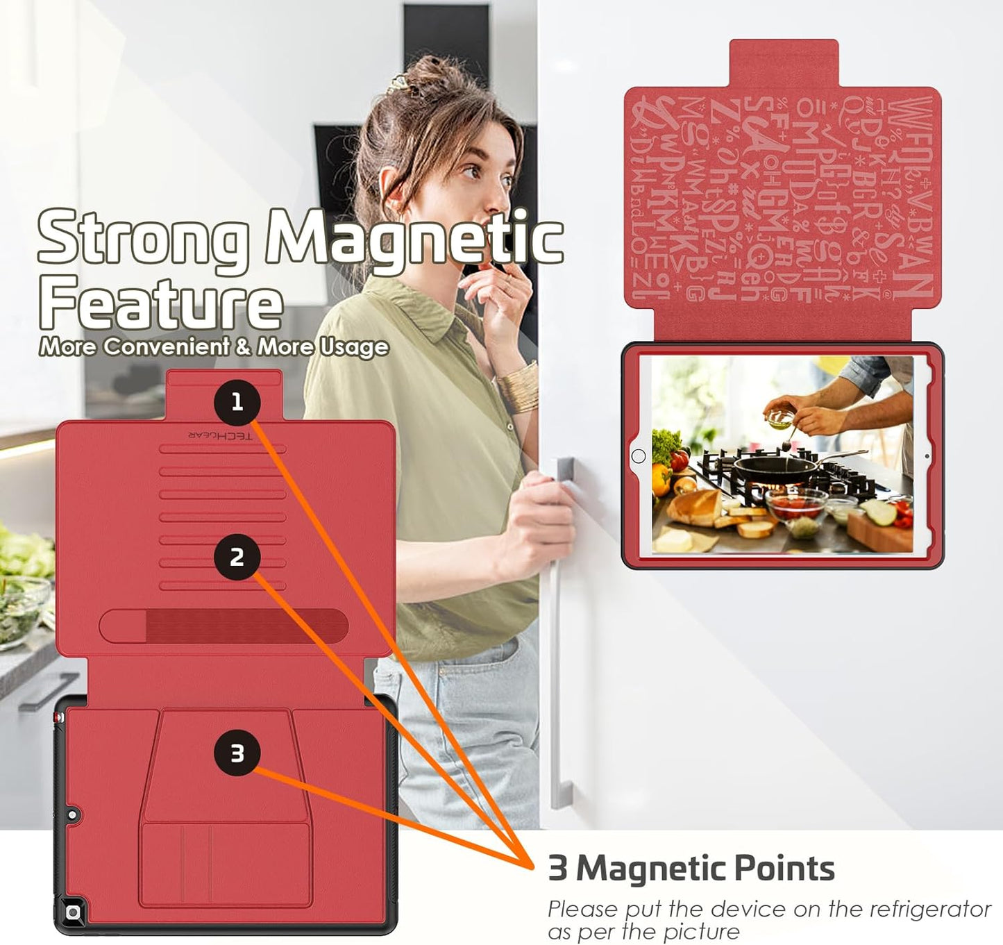 [Enduro Case] Tough Strong Magnetic & Flip Case [Auto Sleep/Wake] Cover with Multi-Angle Stand & Card Slot For Apple iPad 10.2" 2021-2019 9th-7th Gen