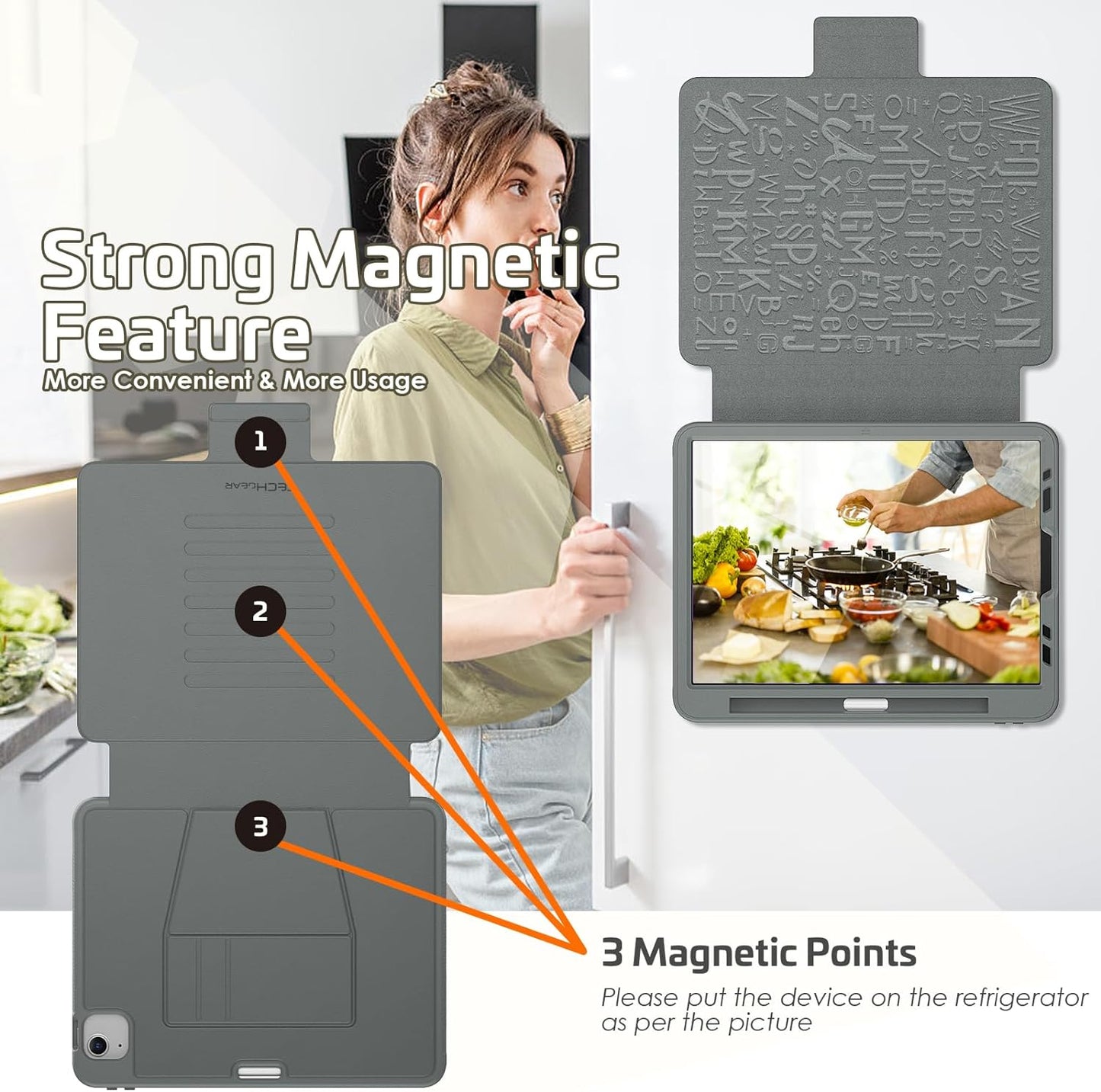 [Enduro Case] Tough Strong Magnetic & Flip Case [Auto Sleep/Wake] Cover with Multi-Angle Stand & Card Slot For Apple iPad Air 10.9", iPad Pro 11"